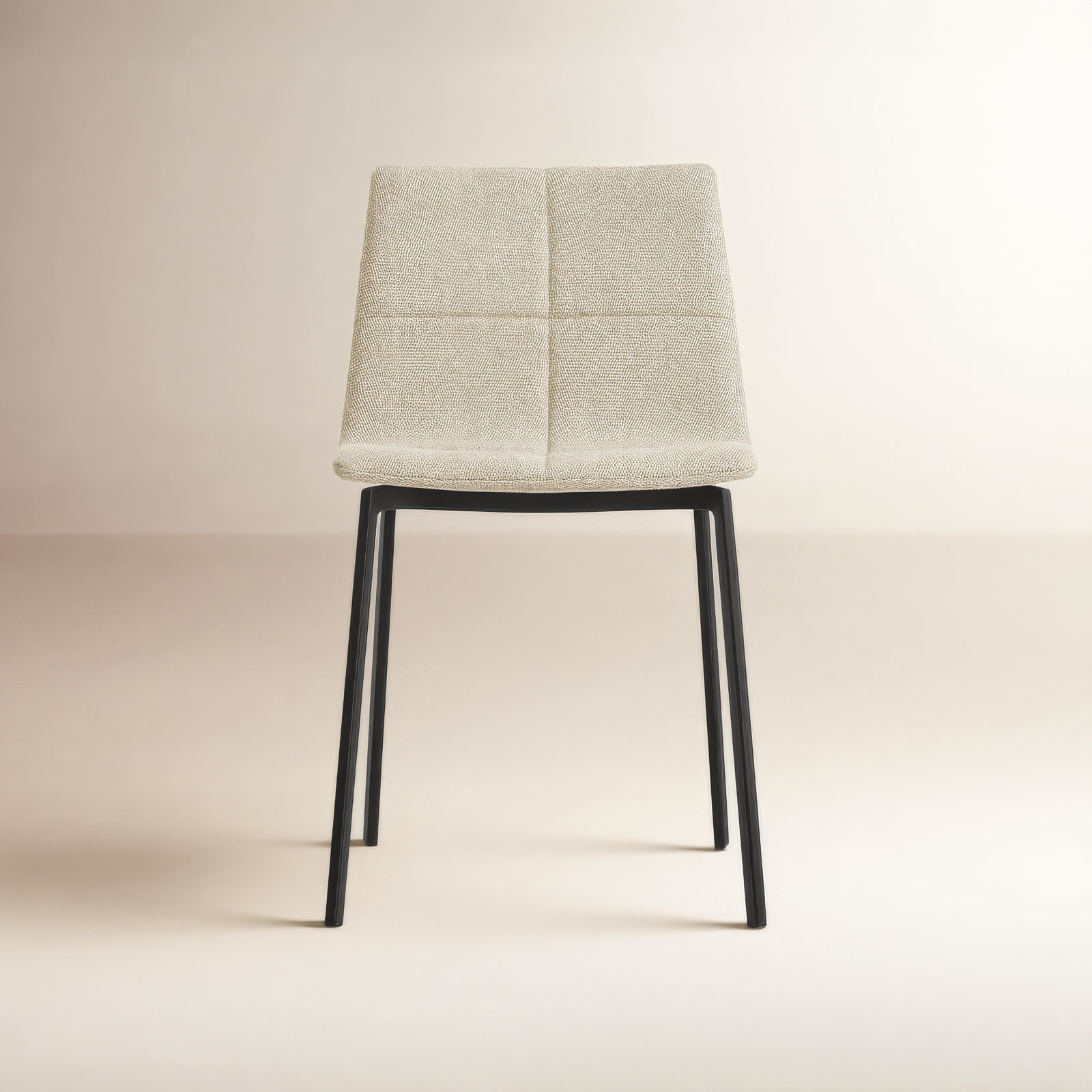 Between Us Side Chair, Tait Stone Textured Basketweave