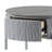 High Gloss & Chrome Finish End Table