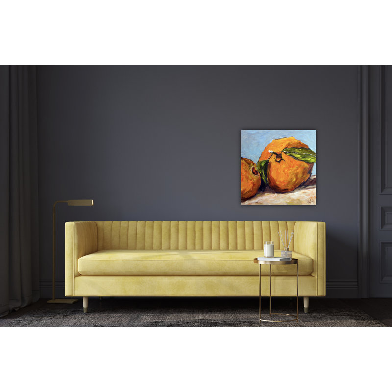 Oranges By John Beard - Gallery Wrapped Canvas Print Print by John Beard, 22'' H x 22'' W x 3" D