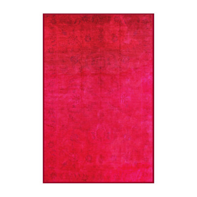 Tapis de style oriental rouge