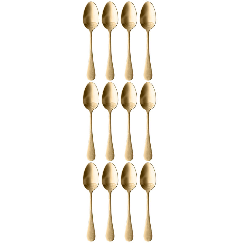 Cuillère à café Caccia, Or givré