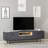 Modern TV Stand with Wall-Mount Option, Anthracite Color, 70.9 x 18.9 x 13.8 inches | 100% Melamine Coated Particle Board, 0.7 inches Thick | Durable Metal Legs, PVC Edgebanding & Multiple Shelves, Stylish & Functional Design
