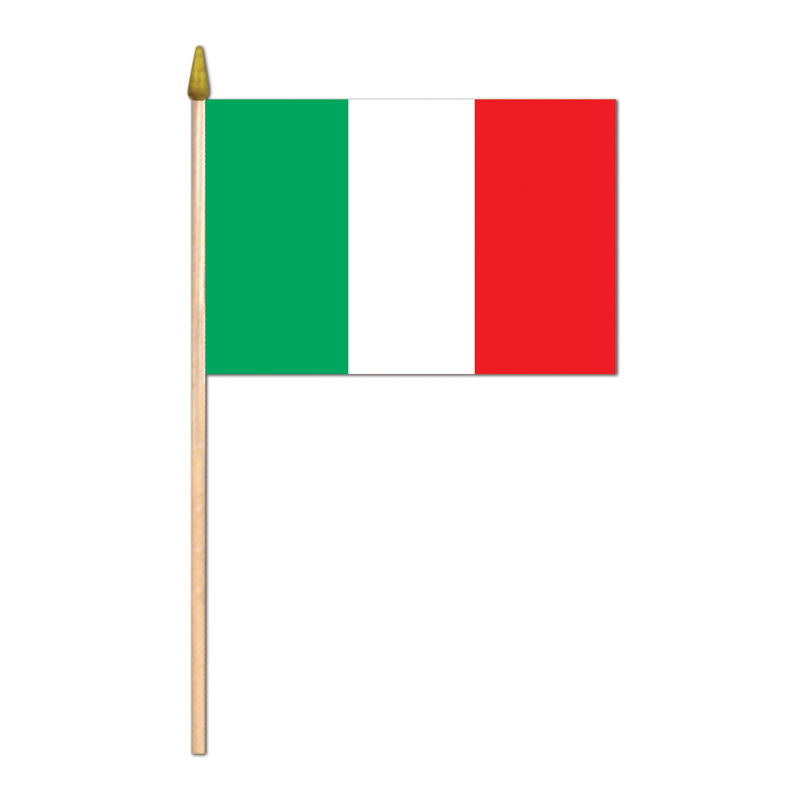 Italian Flag - Fabric - 4" x 6" - Pack of 12