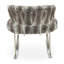 Chaise berçante en fausse fourrure A La Carte - Moondust-44083755