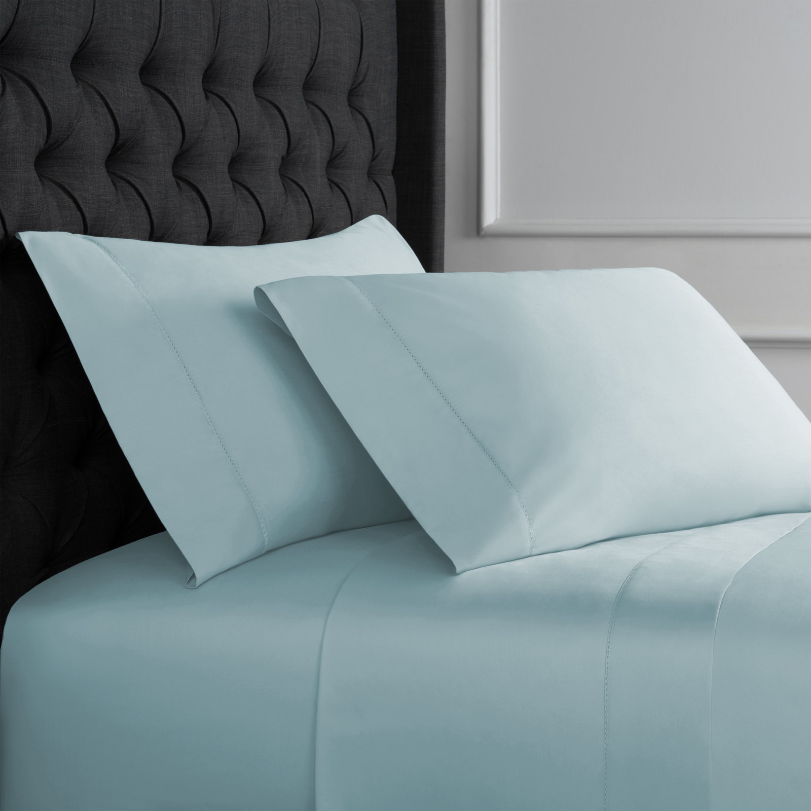 Briani Cotton Blend Sheet Set, Blue, Full