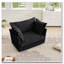 Fauteuil d'appoint en chenille avec 2 coussins décoratifs-1464286128