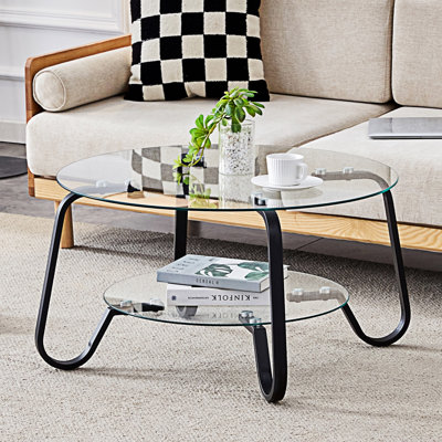 Table basse en verre trempé