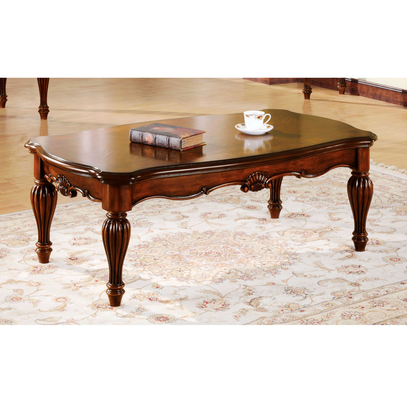 Rectangle Coffee Table With Turned Legs