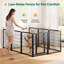 Clôture pliable pour chien avec porte
