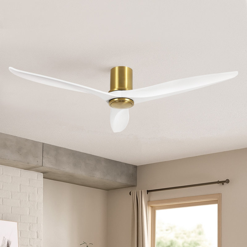 Ventilateur de plafond 60 po, 6556 tr / min, Blanc, 60 po de largeur