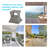 Outdoor Rattan Wicker Side Table With Umbrella Hole