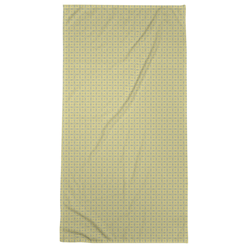 Katelyn Elizabeth Bath Towel, Yellow/Blue