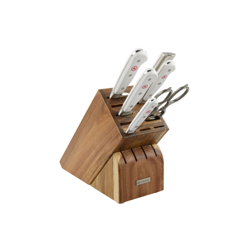 Wüsthof Classic White 7 Piece Block Knife Set