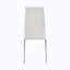 Ensemble de chaises de salle à manger de style moderne pour 4 personnes avec cuir PU confortable et pieds chromés pour une salle à manger élégante et fonctionnelle-2058859684-2058859681