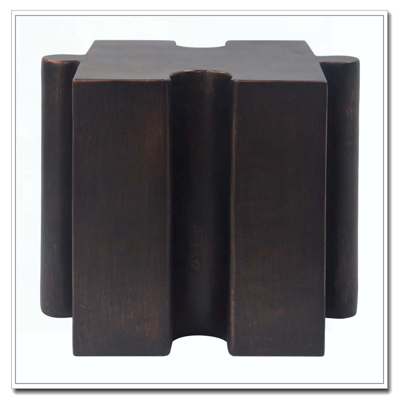 Table modulaire à rebord convexe MGO, tables d'appoint d'extérieur / d'intérieur, Cuivre