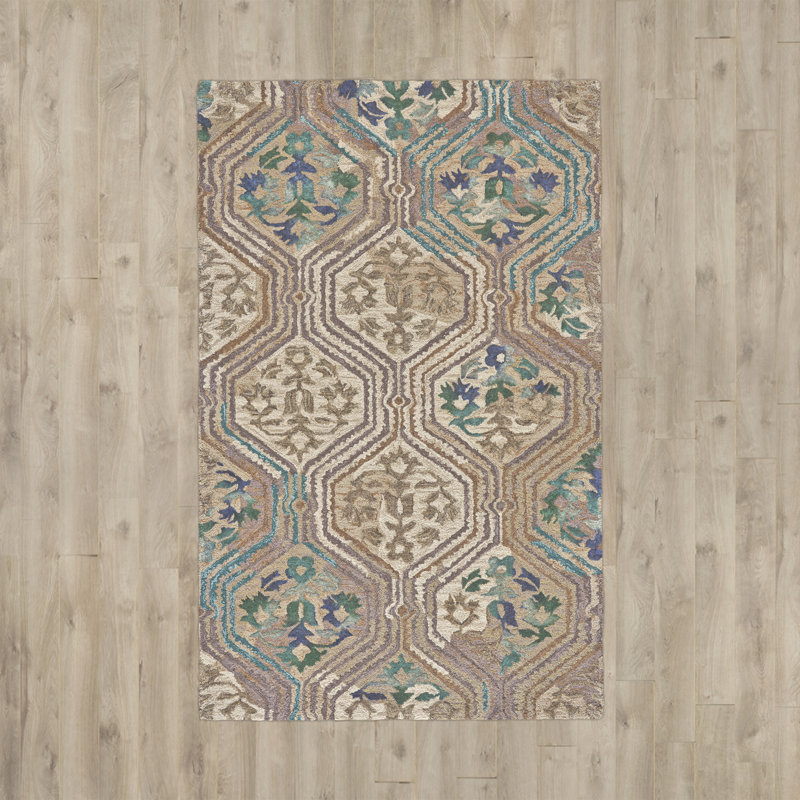 Anfa Performance Oriental Indoor Rug, Rectangle 9'6" x 13'6"