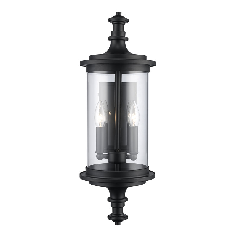 Applique murale d'extérieur 2 lumières Adeoye, H 22,1 po x l 7,7 po x P 9,8 po