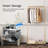Mickelle Metal Rolling Clothes Rack