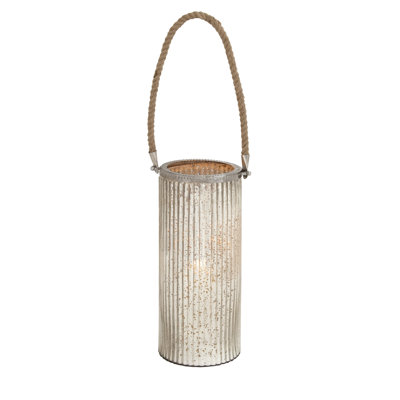 Porte-votive en fer et verre