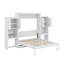 Grand lit escamotable avec bureau, coiffeuse et armoires-1948844377