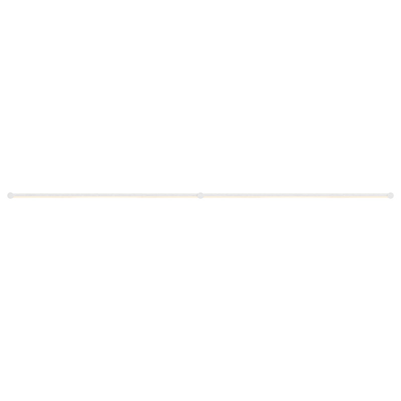 Satin White Purolinear LED Dimmable Wall Sconce in Chrome