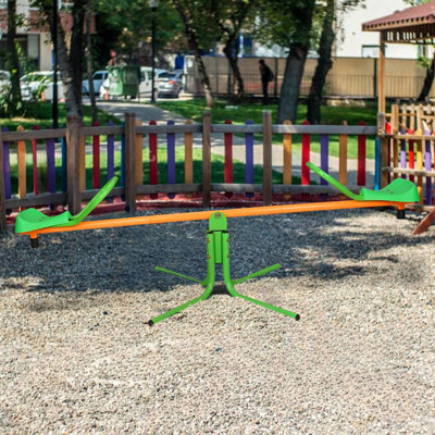 Kids Backyard Play Equipment HomGarden 360° Rotating Kids Seesaw