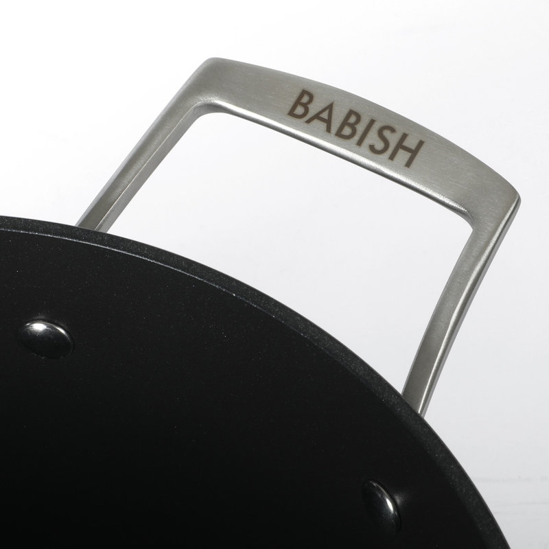 10-Piece Black Non-Stick Stainless Steel Cookware Set