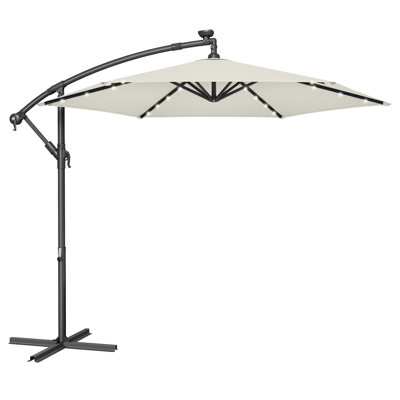Piqua 300cm Lighted Market Parasol