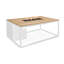 Himanshu Rectangle Aluminium Propane Smokeless Fire Pit Table-625503669