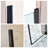 32-33.5 Inches Wide X 75 Inches High Pivot Single-Swing Shower Door, 1/4-Inch Thick Tempered Clear Glass, Matte Black Aluminum Alloy.