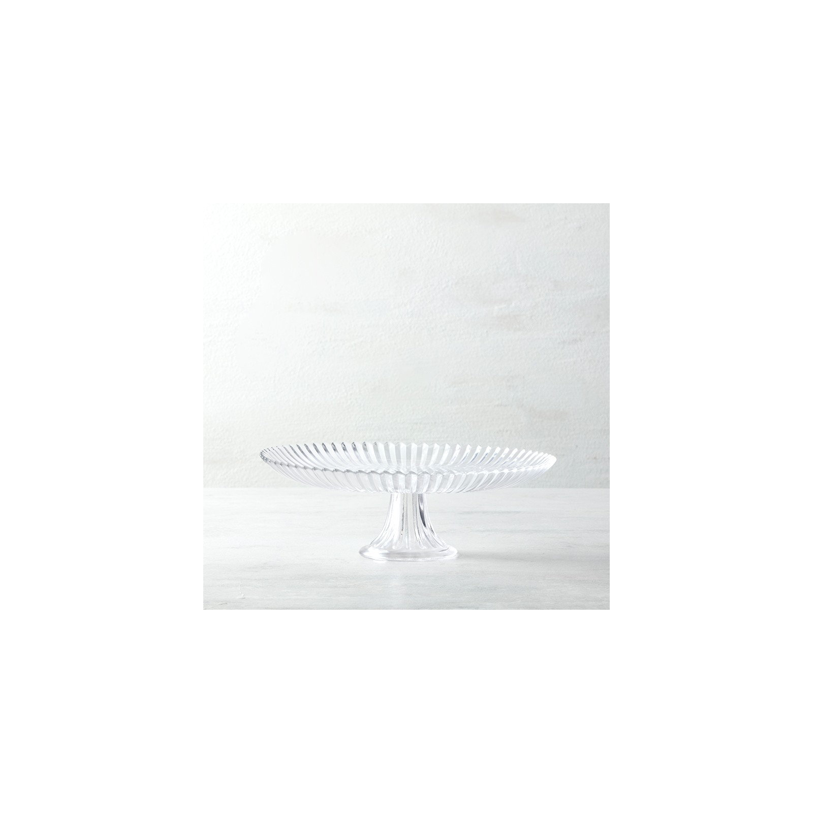 Fortessa Archie Glass Cake Stand, Clear