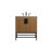 Corley 30 " W Freestanding Standard 1 Single Vanity Bathroom Vanity With Engineered Marble Top-667634369