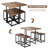 Felício 4 - Person Dining Set-916802163-916802162-916802161
