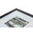 Kiera Grace Mirabelle Matted Classic Langford Picture Frame, 14" x 14" Large Picture Frame, Wood Frame for Wall Hanging, Durable Frame for Photo Display, Black