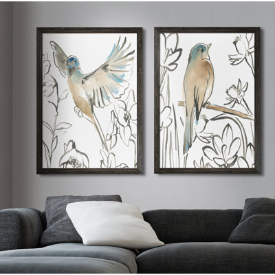 " Songbird Meadow III " by Vincent Van Gogh 2 - Pieces
