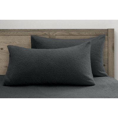 Najya Velosso Teddy Soft Cosy Thermal Fleece Pillowcase Pair