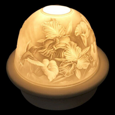 Photophore de table en porcelaine 4 po