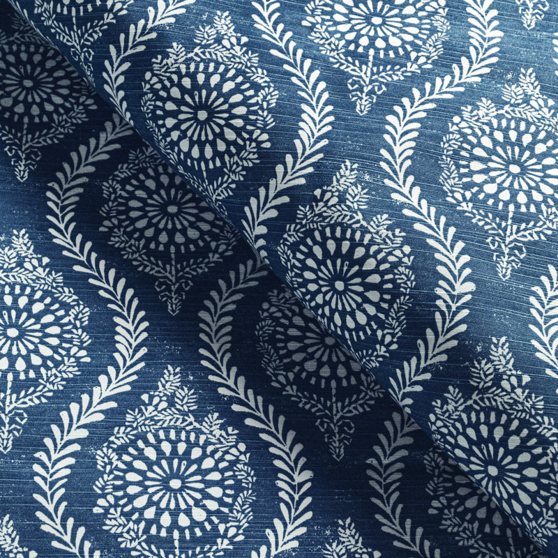 Manoir Marindol Print Fabric, Blue