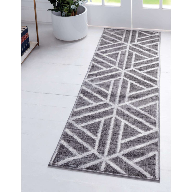Clidy Abstract Indoor Rug, Runner 2' x 6'