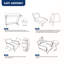 Chaise de salon rembourrée 33 po-1782400075