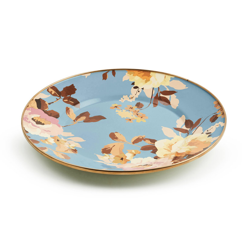 Wild Rose Dinner Plate, Slate