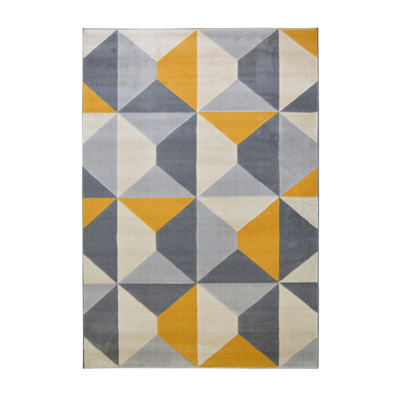 Geometric Shapes Area Rug, Rectangle 160 x 230 cm