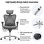 Ergonomic Office Chair, Mesh Desk Chair with Adjustable Armrests-337239720