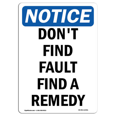 Avis «Don't Find Fault»