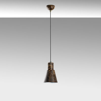 Antiquation Metal Chandelier, Adjustable Height 10 x 2.8 inches | 27 - 44.9 inches Total Height, Ø10 x 2.8 inches Base Plate | Fits E27 Max 40W Bulb (Not Included) | Elegant Lighting for Home Decor, Dining & Living Spaces