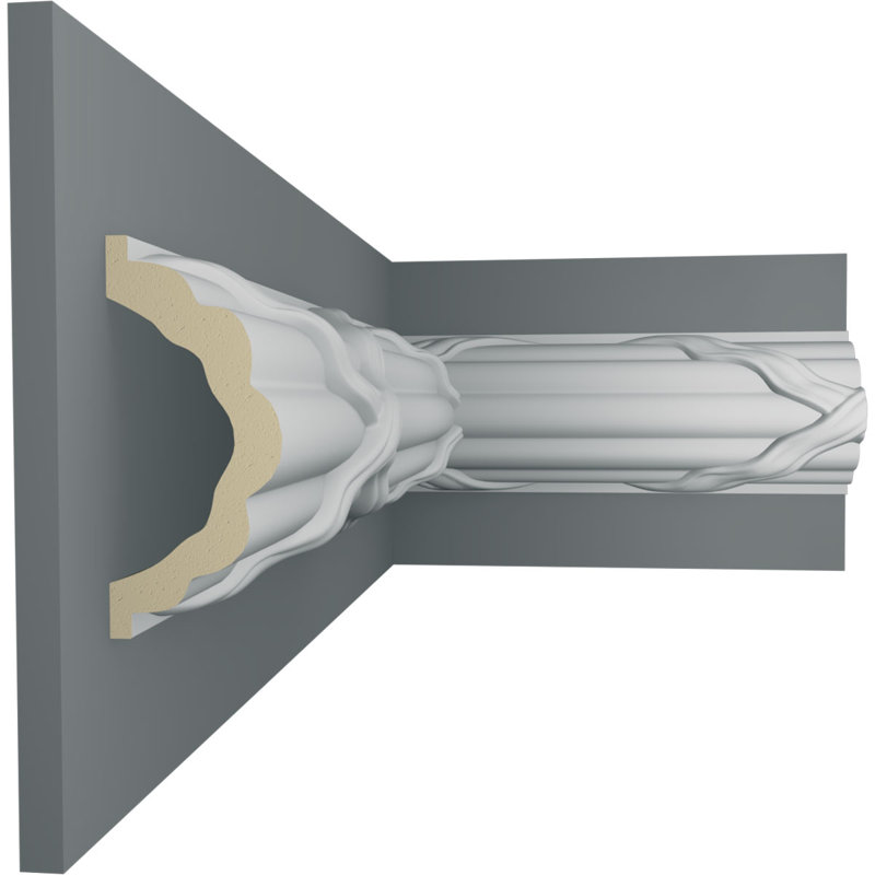 Reed and Ribbon Panel Moulding
