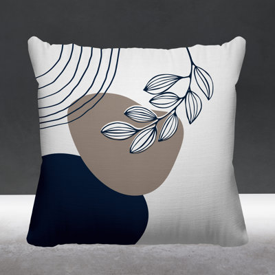 Lupita Mid-Century Indoor/Outdoor Throw Pillow