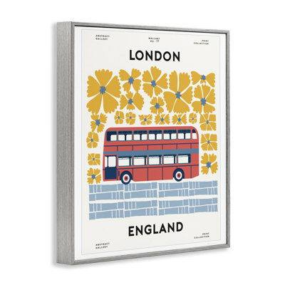 «Groovy London Bus», estampe numérique, design par Omar Escalante