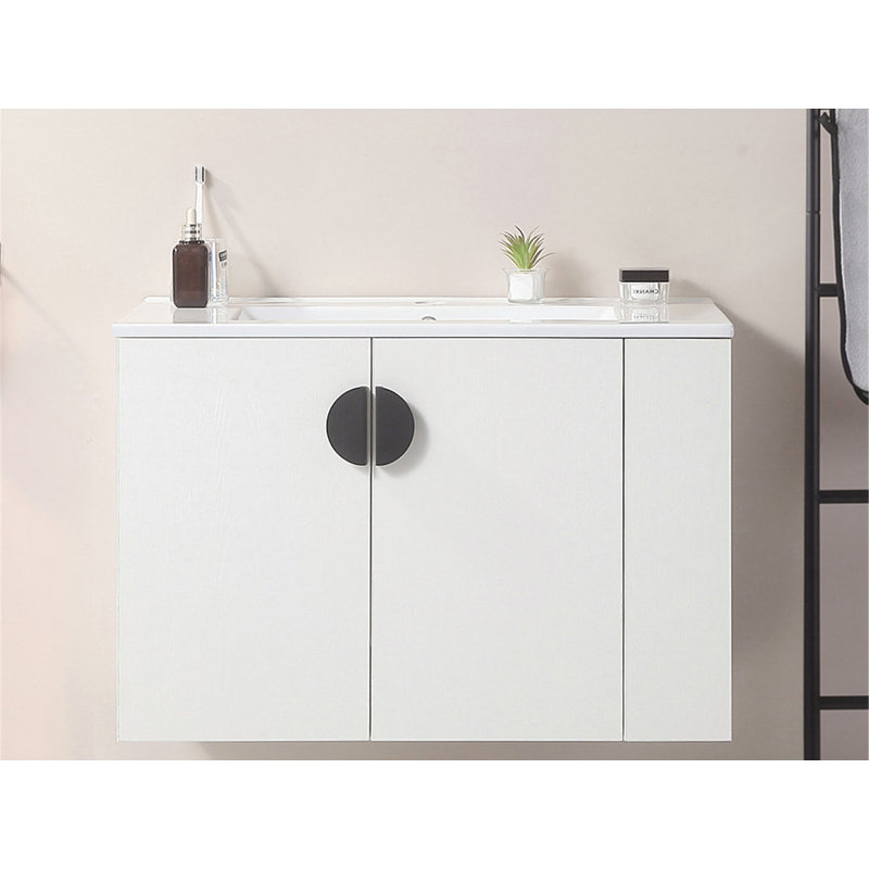 Meuble-lavabo avec lavabo et portes élégantes