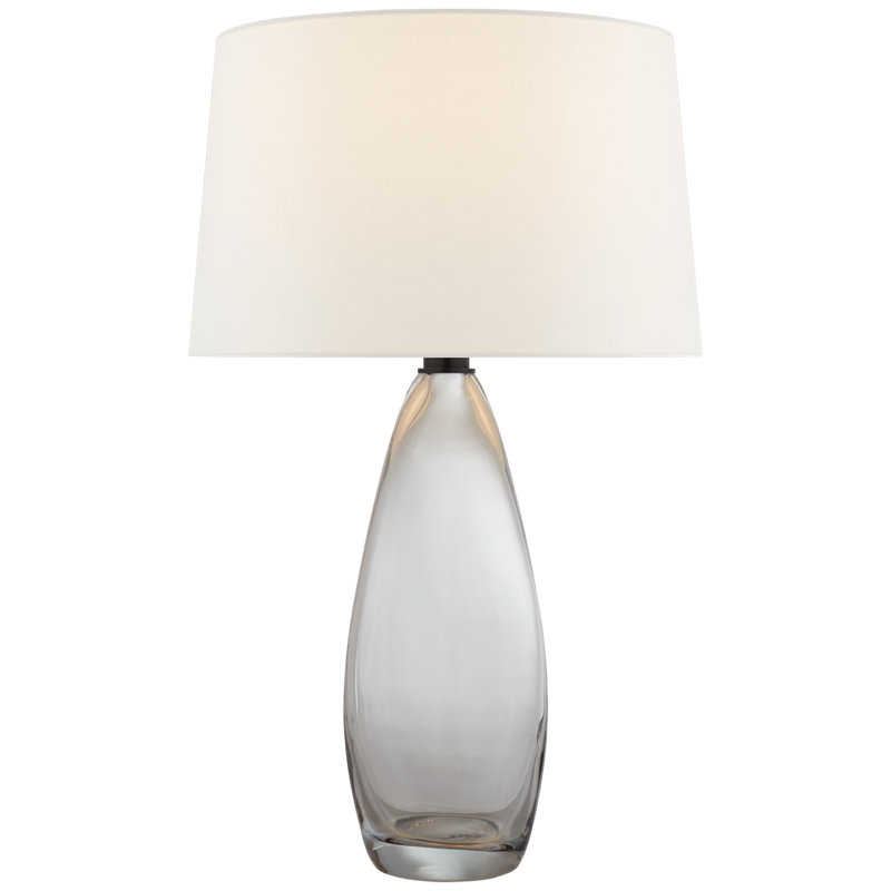 Chapman & Myers Myla Large Tall Table Lamp, Clear